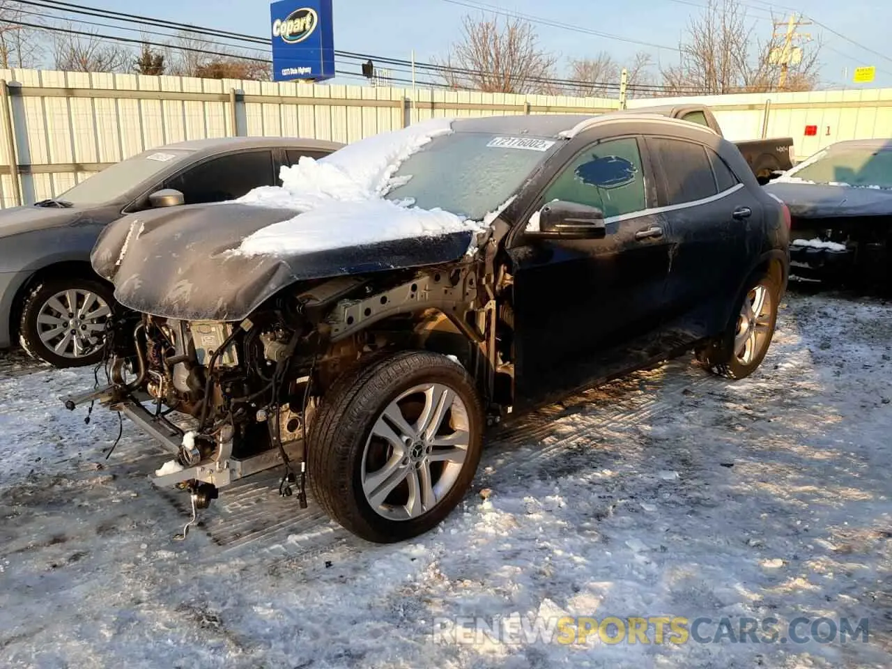 1 Photograph of a damaged car W1NTG4GB2LU029027 MERCEDES-BENZ GLA-CLASS 2020