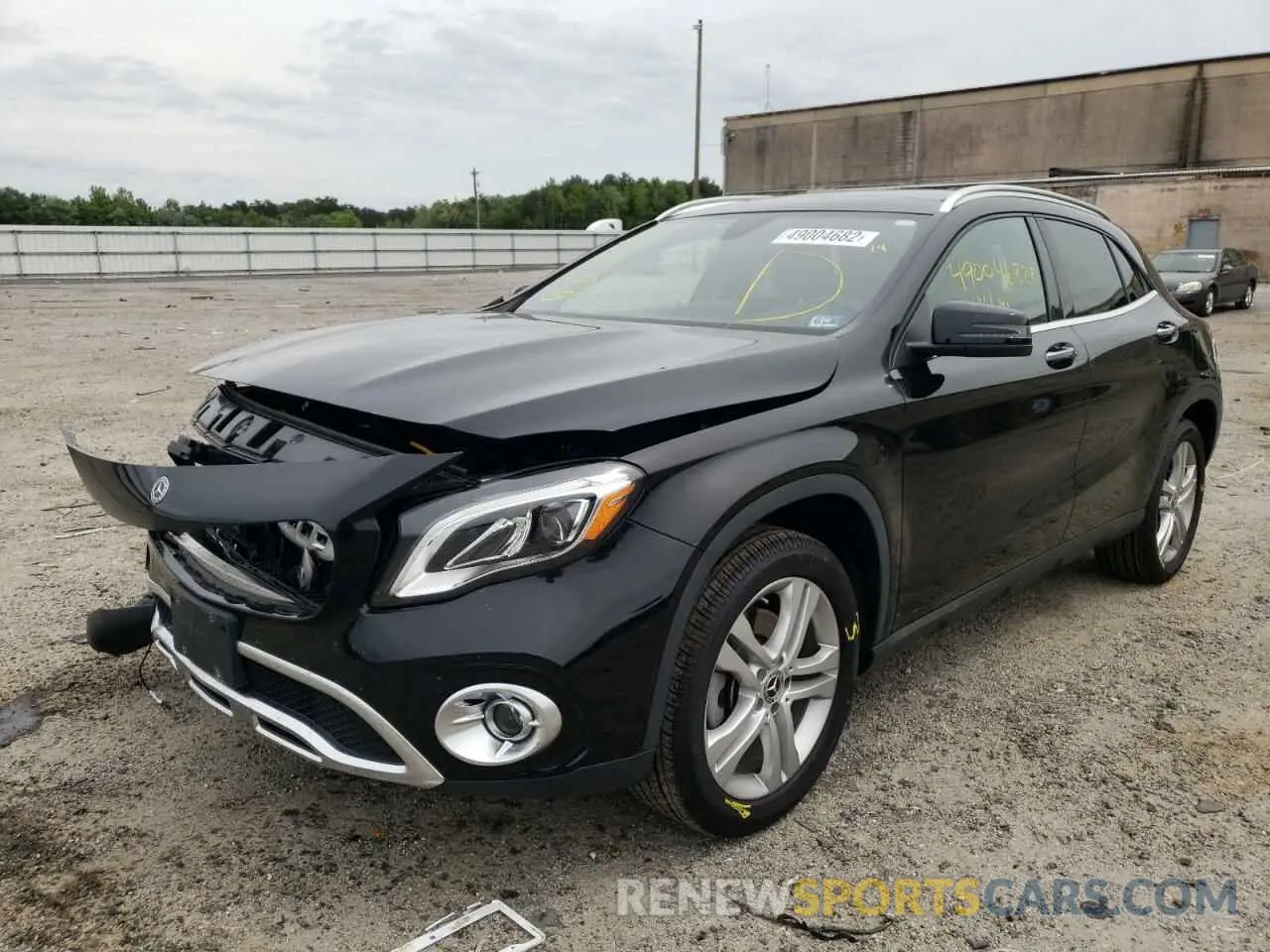 2 Photograph of a damaged car W1NTG4GBXLU030653 MERCEDES-BENZ GLA-CLASS 2020