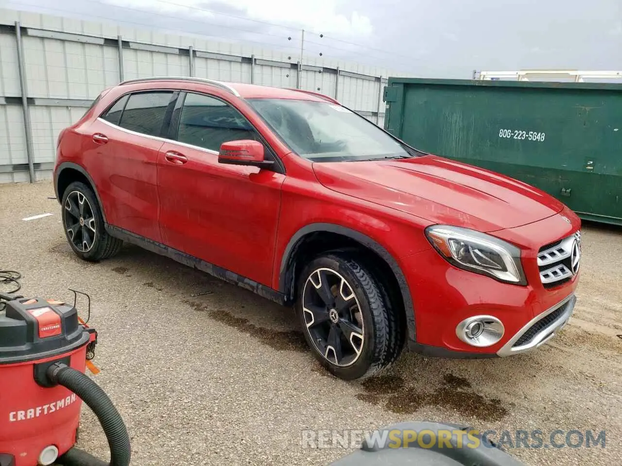 4 Photograph of a damaged car WDCTG4EB5LU023680 MERCEDES-BENZ GLA-CLASS 2020