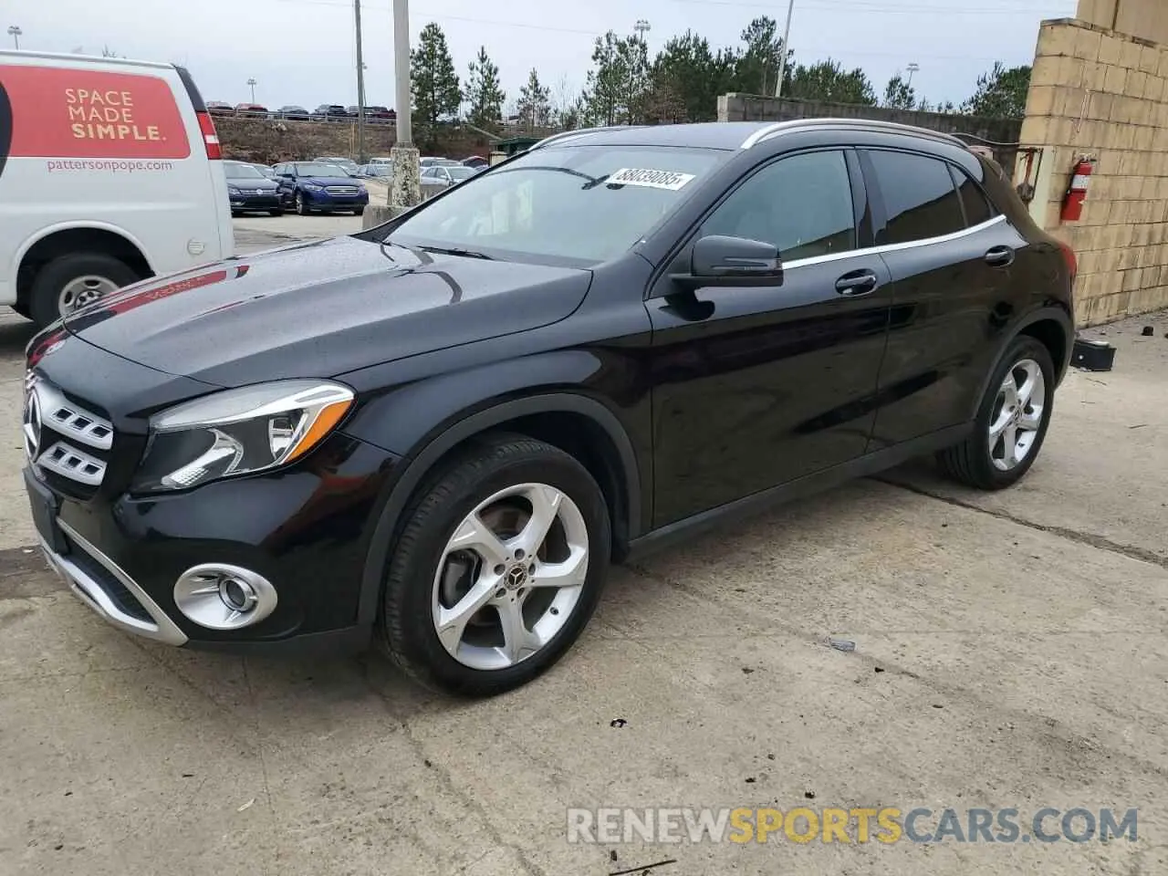 1 Photograph of a damaged car WDCTG4EBXLU028101 MERCEDES-BENZ GLA-CLASS 2020