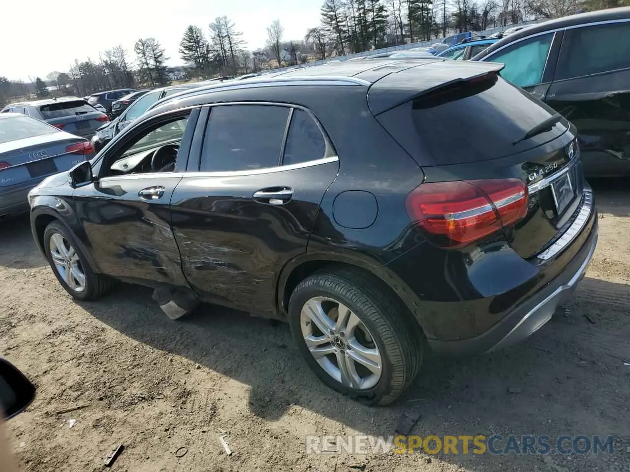 2 Photograph of a damaged car WDCTG4GB0LJ664301 MERCEDES-BENZ GLA-CLASS 2020