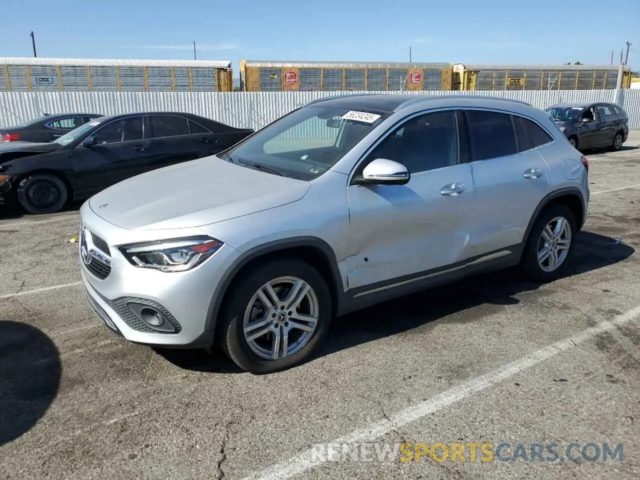 1 Фотография поврежденного автомобиля W1N4N4GB0MJ150538 MERCEDES-BENZ GLA-CLASS 2021