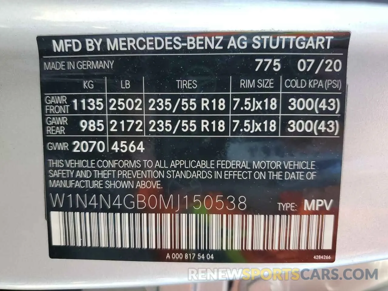 13 Фотография поврежденного автомобиля W1N4N4GB0MJ150538 MERCEDES-BENZ GLA-CLASS 2021
