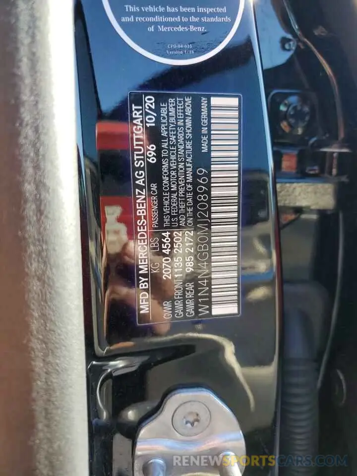 13 Photograph of a damaged car W1N4N4GB0MJ208969 MERCEDES-BENZ GLA-CLASS 2021