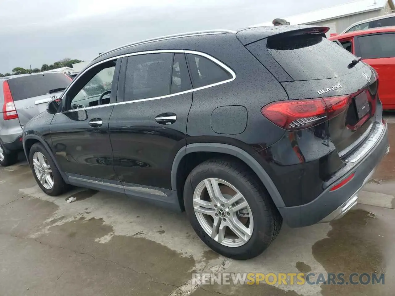 2 Photograph of a damaged car W1N4N4GB4MJ277082 MERCEDES-BENZ GLA-CLASS 2021