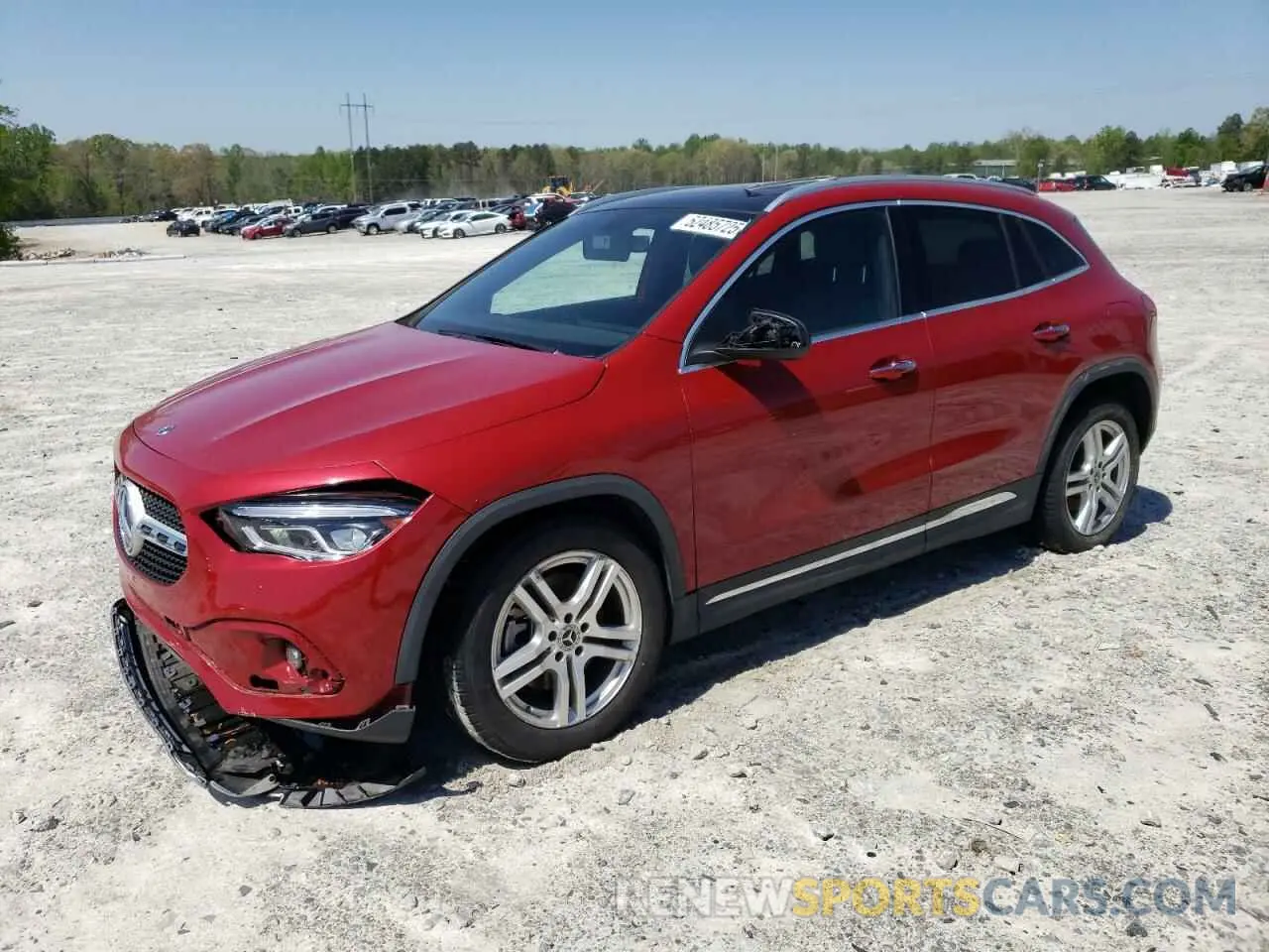1 Photograph of a damaged car W1N4N4GB5MJ303530 MERCEDES-BENZ GLA-CLASS 2021