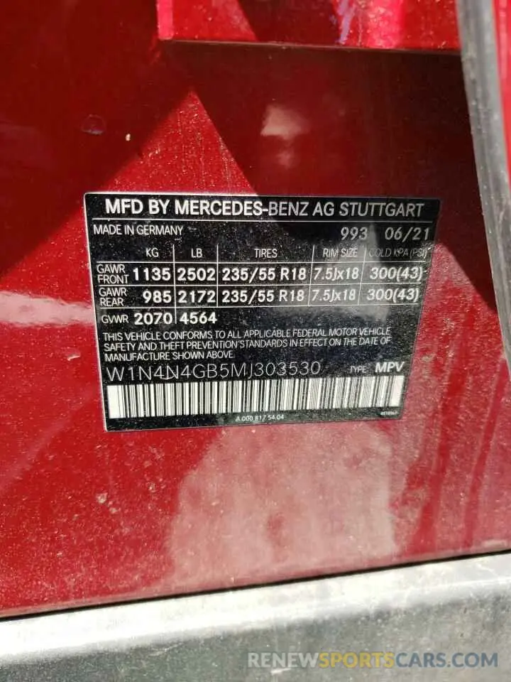 13 Photograph of a damaged car W1N4N4GB5MJ303530 MERCEDES-BENZ GLA-CLASS 2021