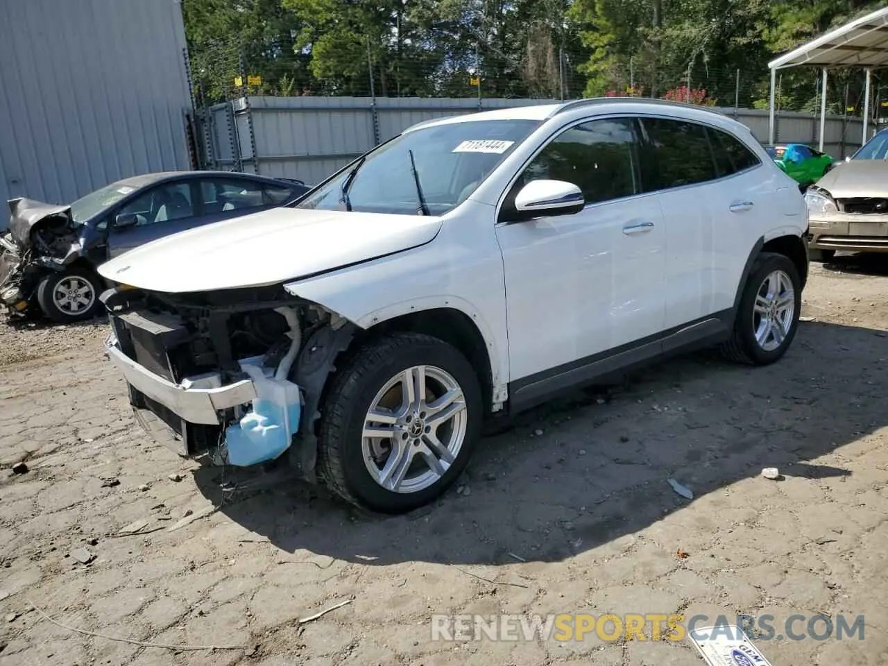 1 Photograph of a damaged car W1N4N4GB6MJ120203 MERCEDES-BENZ GLA-CLASS 2021