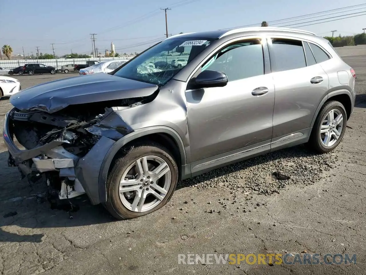 1 Photograph of a damaged car W1N4N4GB6MJ189960 MERCEDES-BENZ GLA-CLASS 2021