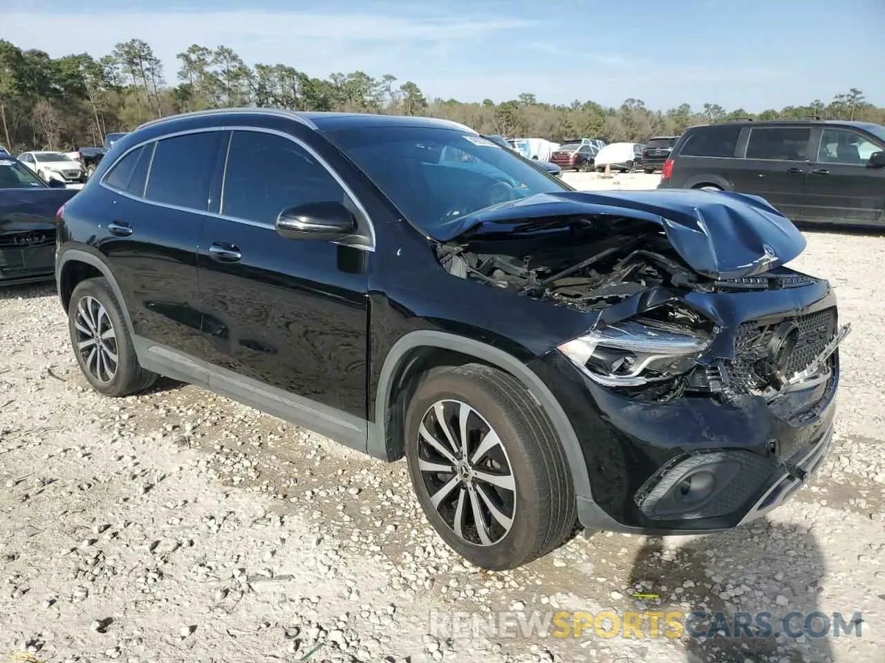 4 Фотография поврежденного автомобиля W1N4N4GB6MJ210094 MERCEDES-BENZ GLA-CLASS 2021