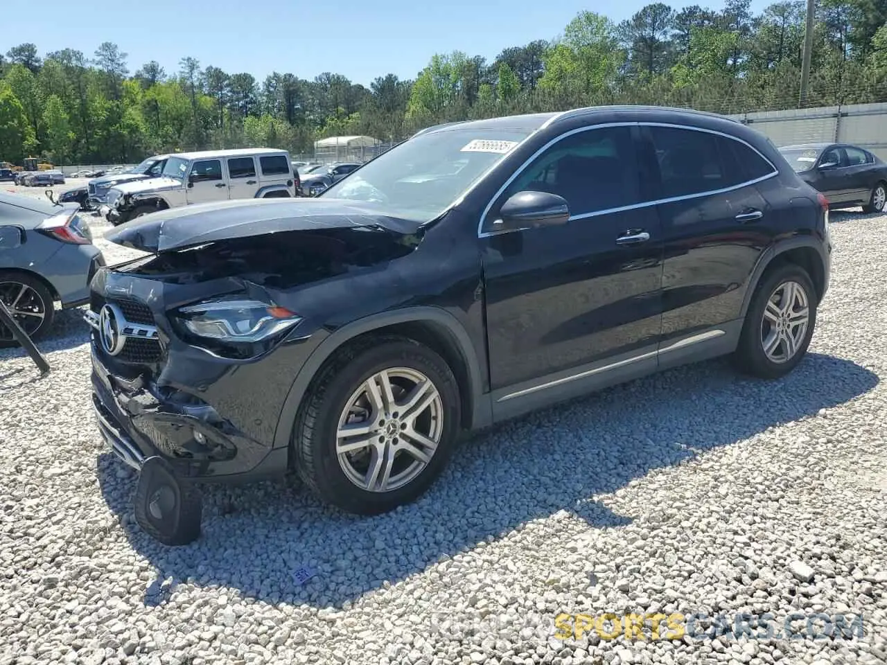1 Фотография поврежденного автомобиля W1N4N4GB7MJ158409 MERCEDES-BENZ GLA-CLASS 2021