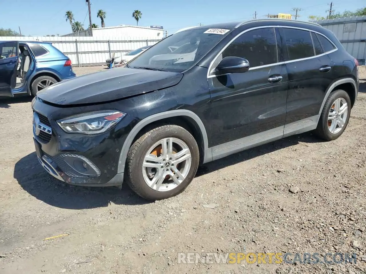 1 Photograph of a damaged car W1N4N4GB8MJ200568 MERCEDES-BENZ GLA-CLASS 2021