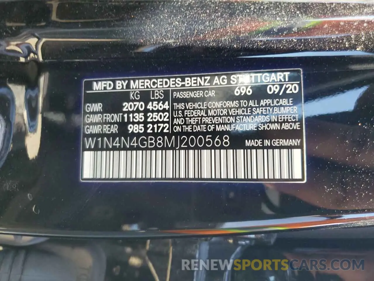 13 Photograph of a damaged car W1N4N4GB8MJ200568 MERCEDES-BENZ GLA-CLASS 2021