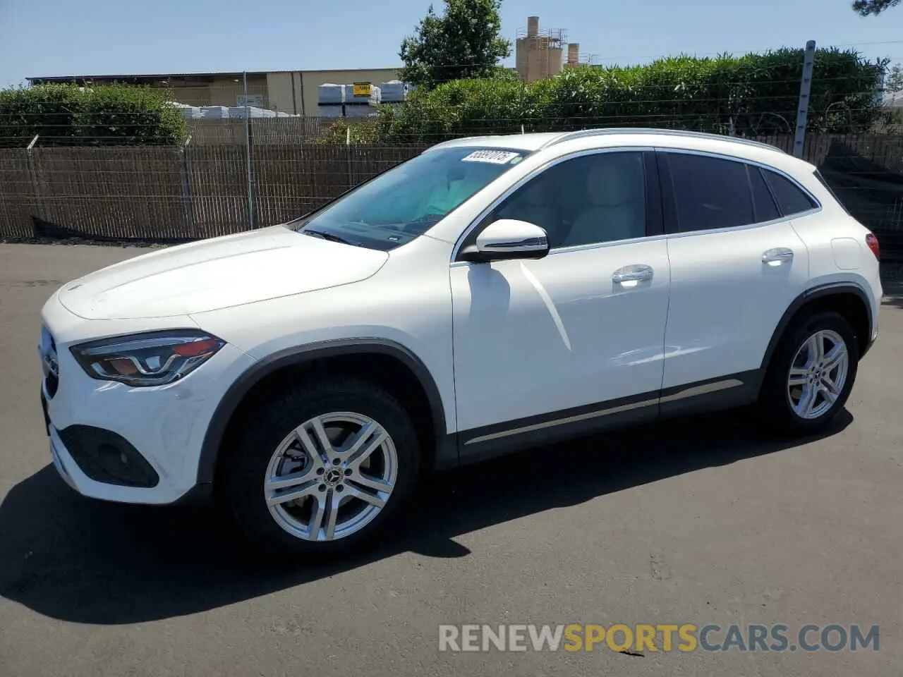 1 Photograph of a damaged car W1N4N4HB1MJ183918 MERCEDES-BENZ GLA-CLASS 2021