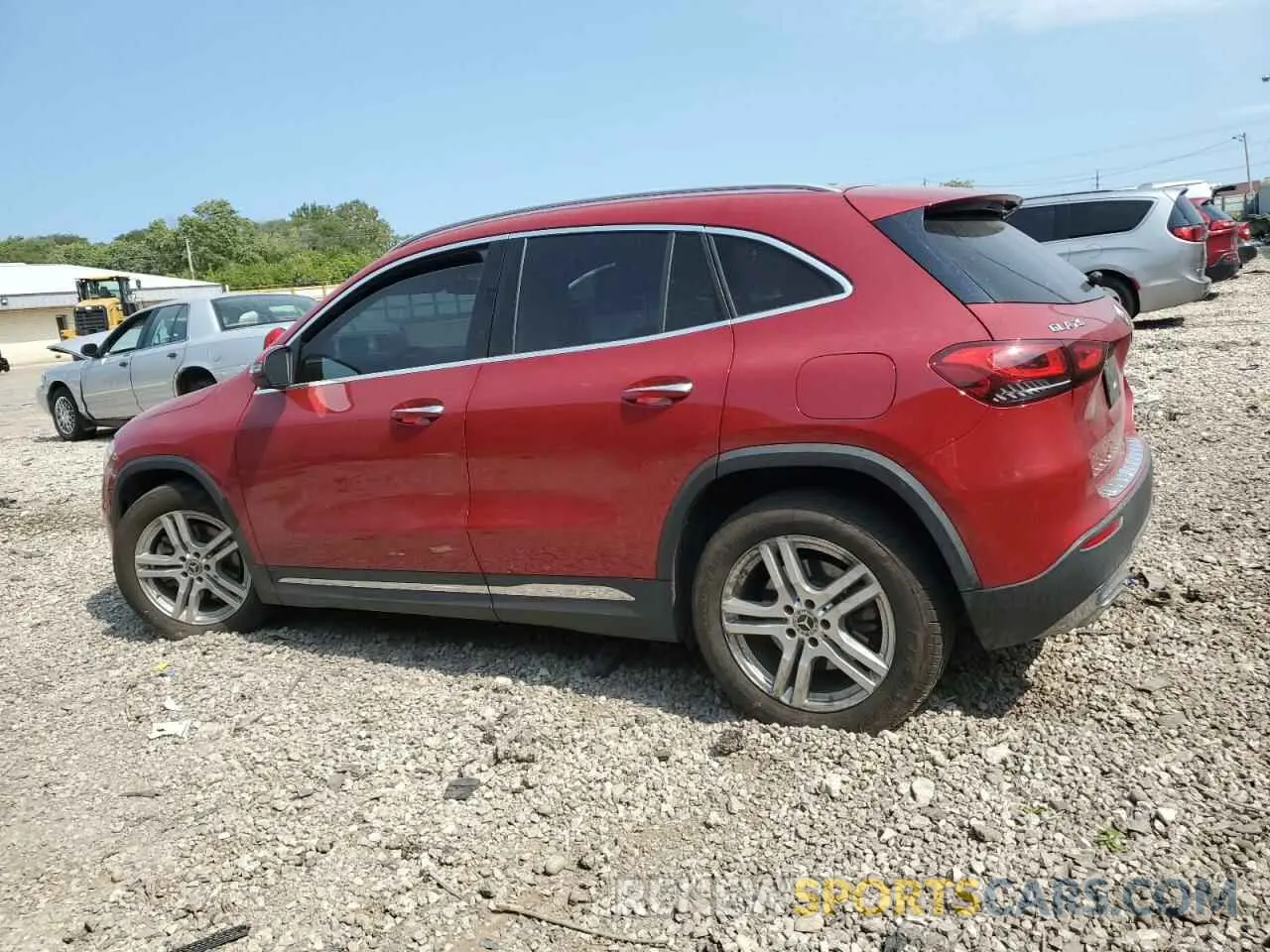 2 Фотография поврежденного автомобиля W1N4N4HB4MJ155966 MERCEDES-BENZ GLA-CLASS 2021
