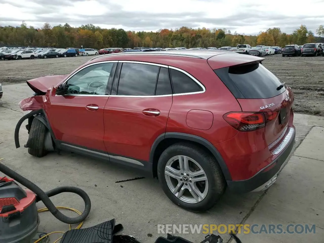 2 Photograph of a damaged car W1N4N4HB6MJ176723 MERCEDES-BENZ GLA-CLASS 2021