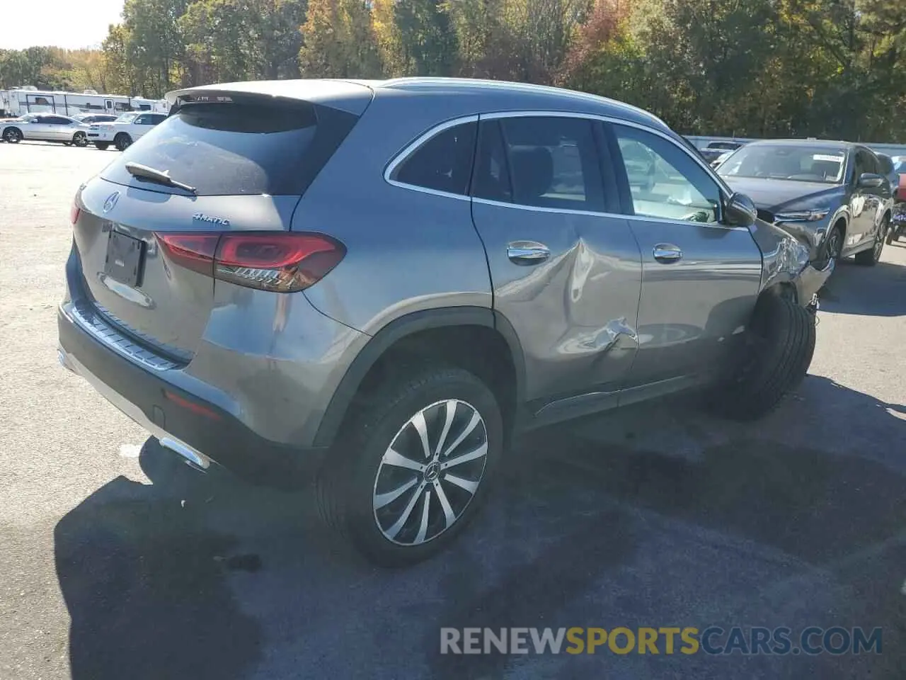 3 Photograph of a damaged car W1N4N4HB9MJ139908 MERCEDES-BENZ GLA-CLASS 2021