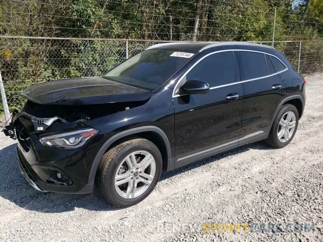 1 Photograph of a damaged car W1N4N4HB9MJ159088 MERCEDES-BENZ GLA-CLASS 2021
