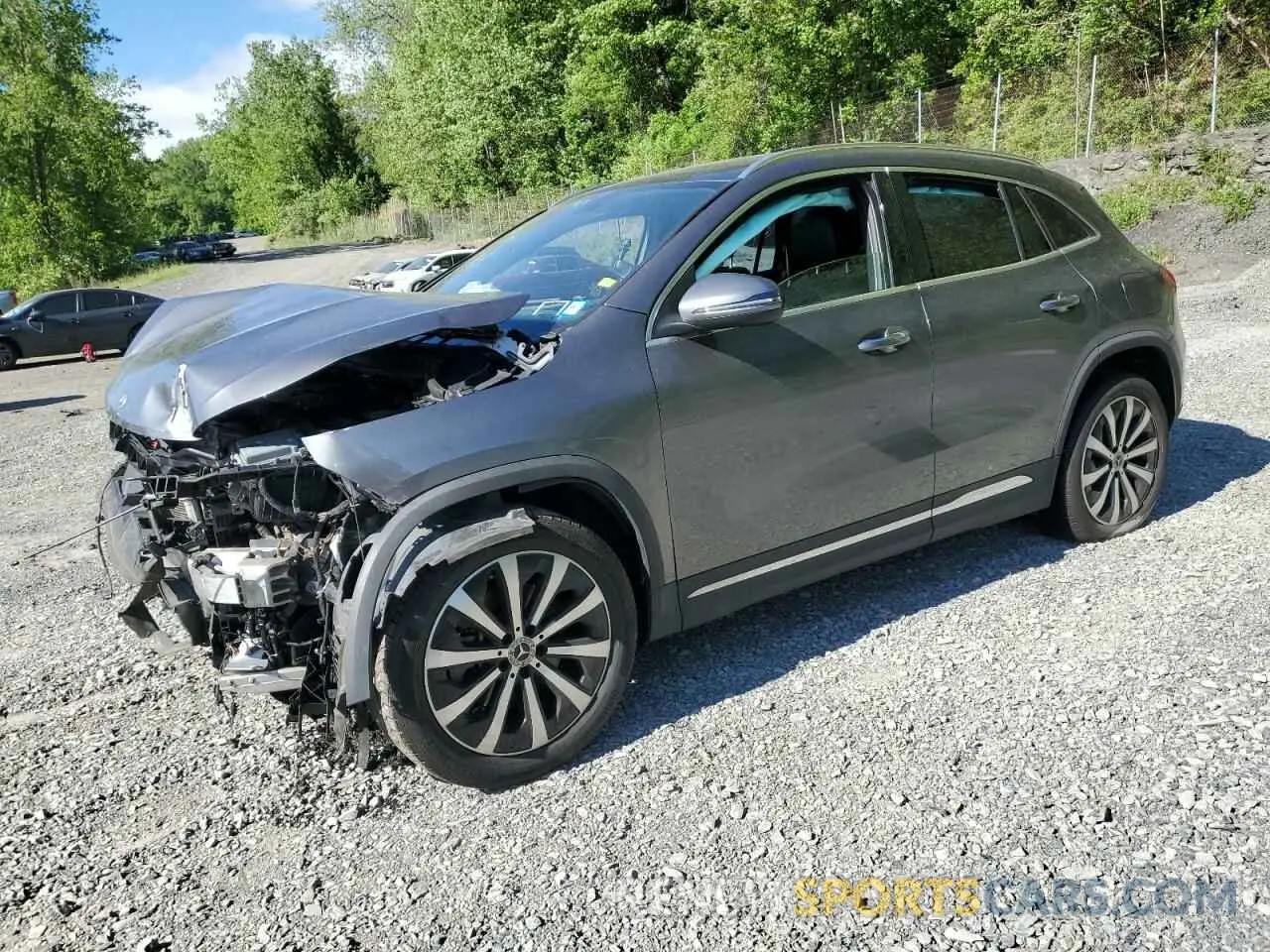 1 Photograph of a damaged car W1N4N4HB9MJ283426 MERCEDES-BENZ GLA-CLASS 2021