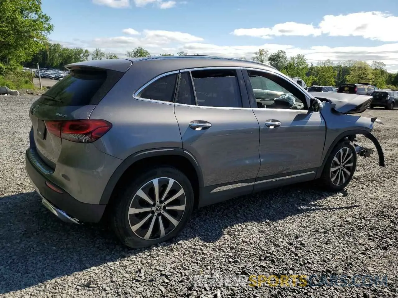 3 Photograph of a damaged car W1N4N4HB9MJ283426 MERCEDES-BENZ GLA-CLASS 2021
