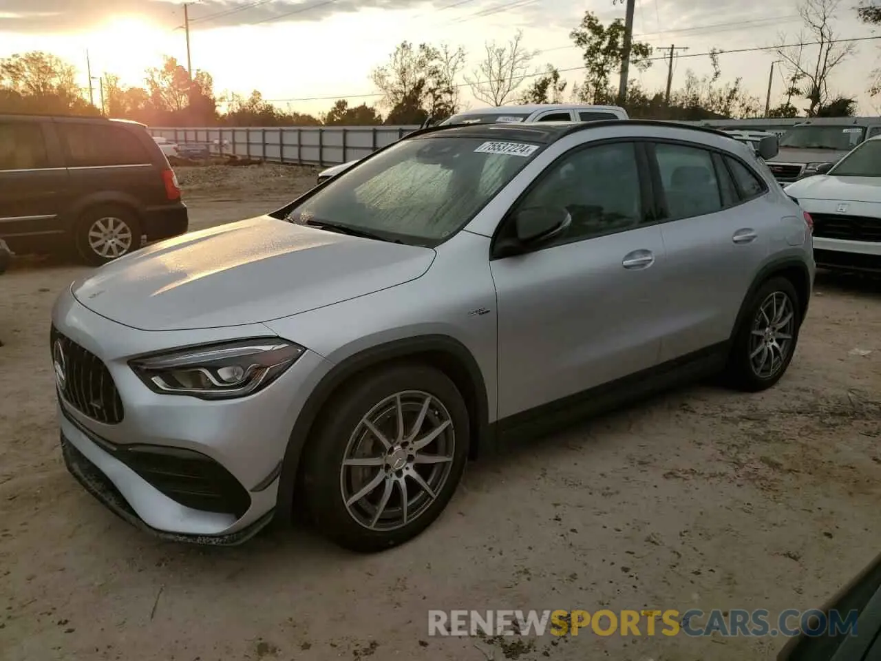 1 Photograph of a damaged car W1N4N5BB0MJ170298 MERCEDES-BENZ GLA-CLASS 2021