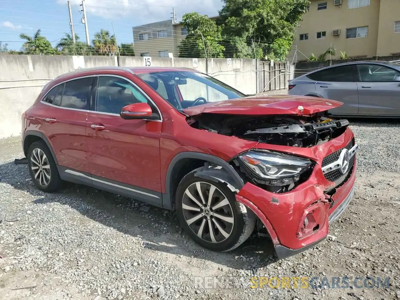 4 Photograph of a damaged car W1N4N4GB2NJ399828 MERCEDES-BENZ GLA-CLASS 2022