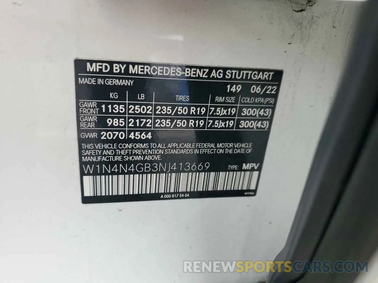 14 Photograph of a damaged car W1N4N4GB3NJ413669 MERCEDES-BENZ GLA-CLASS 2022