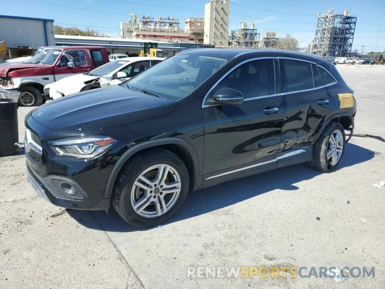 1 Фотография поврежденного автомобиля W1N4N4HB0NJ400893 MERCEDES-BENZ GLA-CLASS 2022
