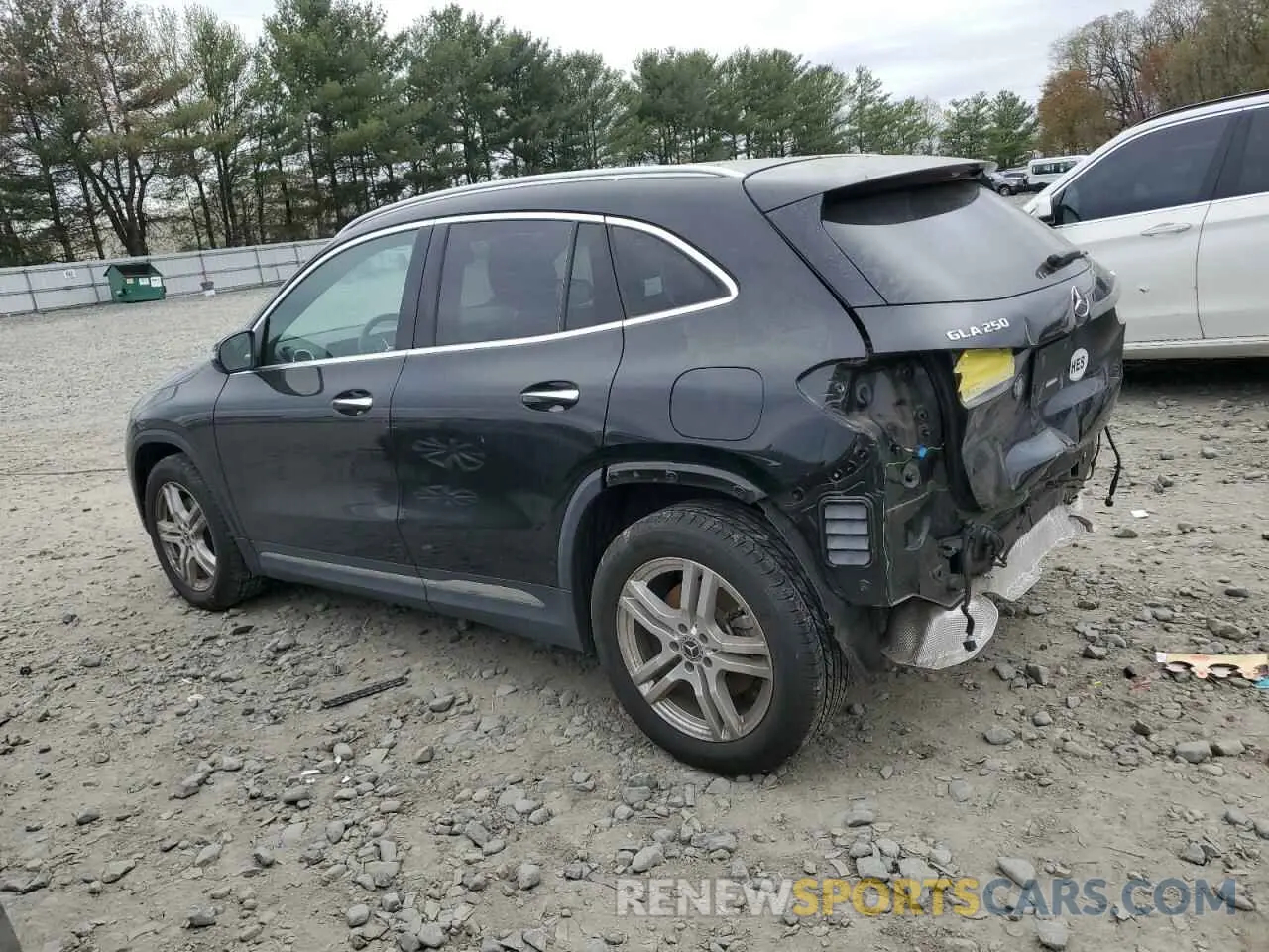 2 Фотография поврежденного автомобиля W1N4N4HB2NJ372238 MERCEDES-BENZ GLA-CLASS 2022