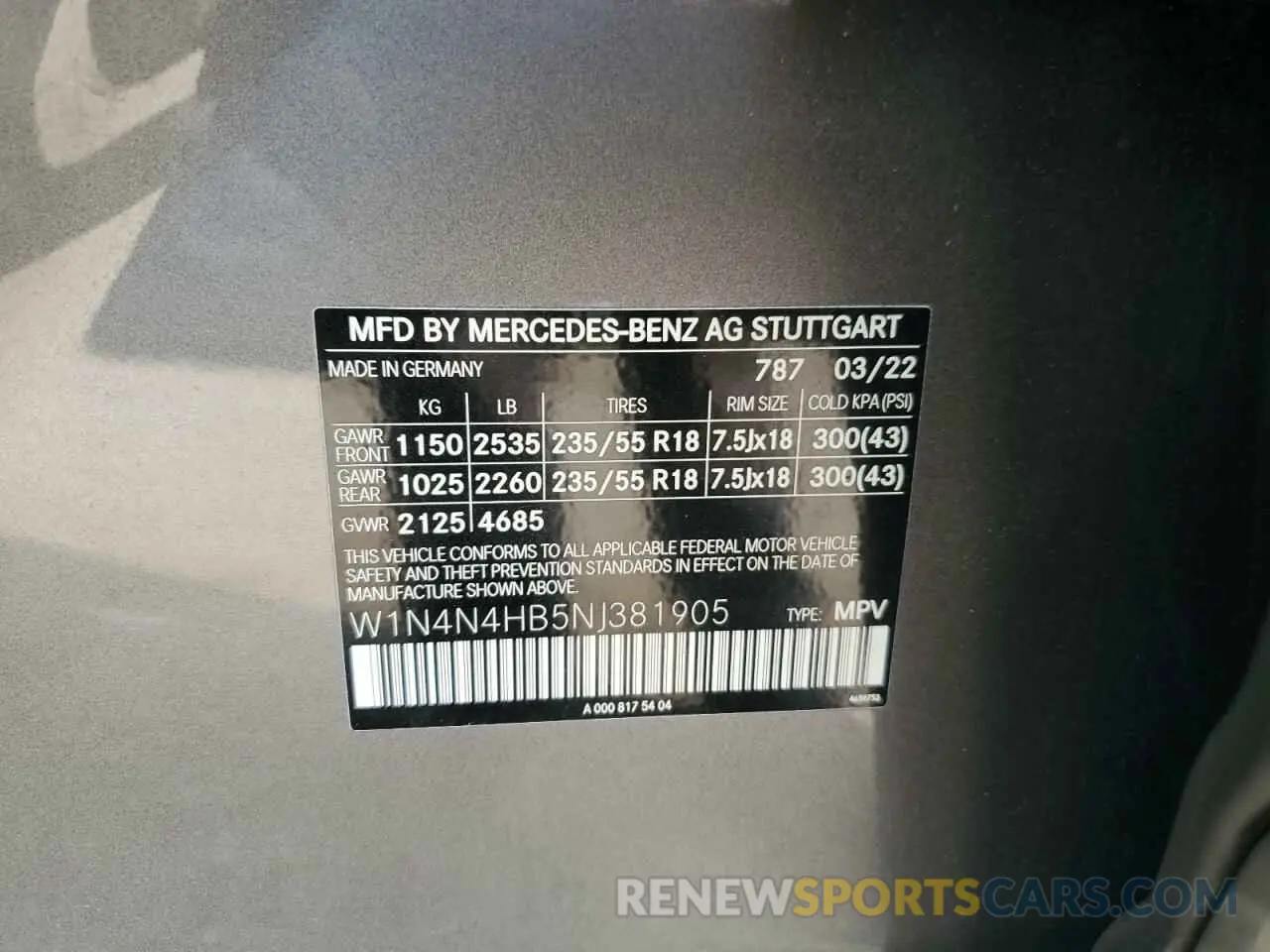 12 Photograph of a damaged car W1N4N4HB5NJ381905 MERCEDES-BENZ GLA-CLASS 2022