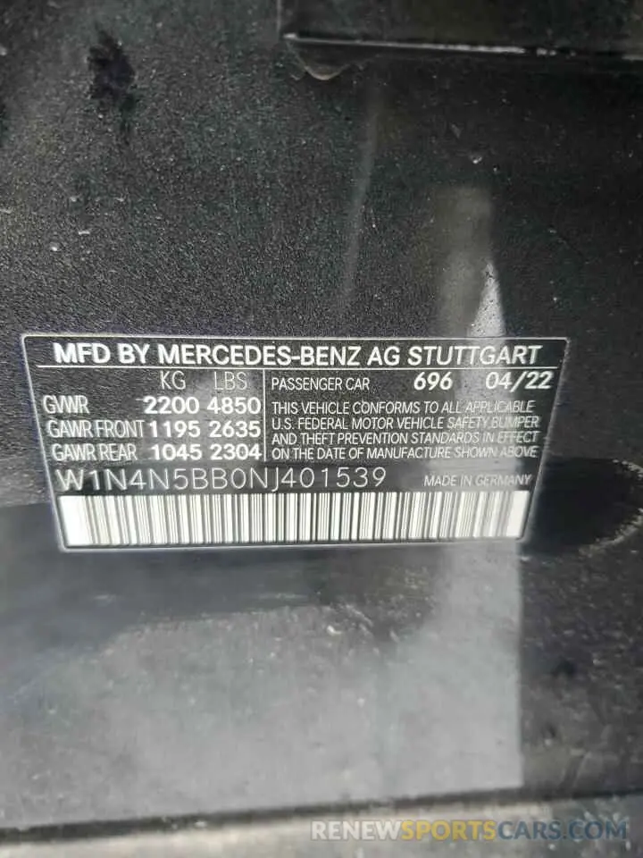 13 Photograph of a damaged car W1N4N5BB0NJ401539 MERCEDES-BENZ GLA-CLASS 2022