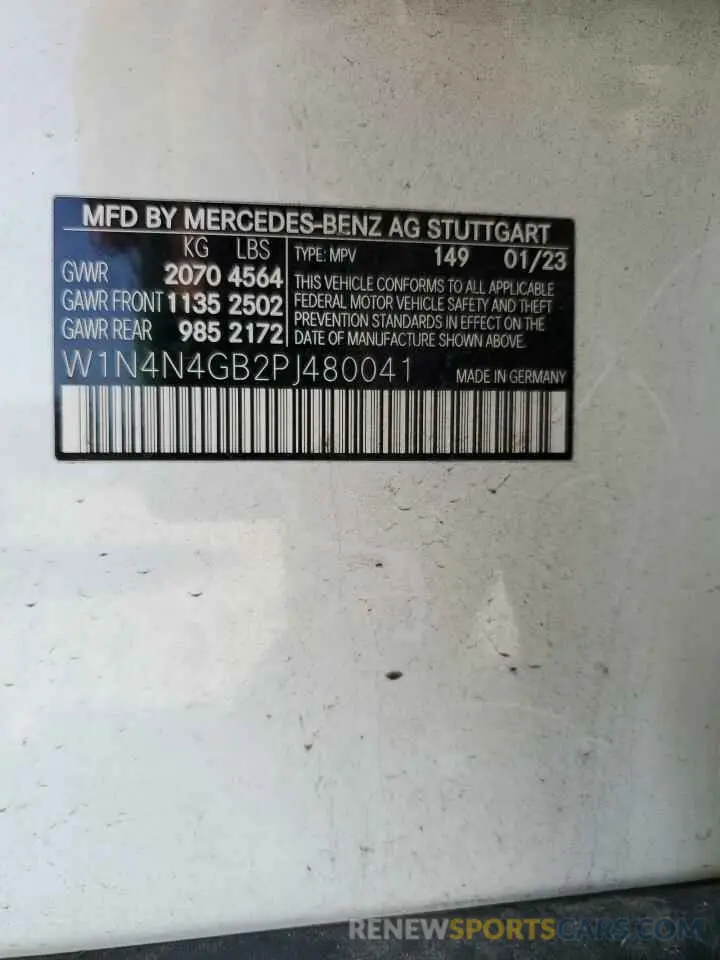 13 Фотография поврежденного автомобиля W1N4N4GB2PJ480041 MERCEDES-BENZ GLA-CLASS 2023