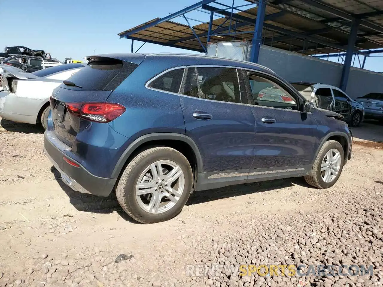 3 Photograph of a damaged car W1N4N4GB7PJ489589 MERCEDES-BENZ GLA-CLASS 2023