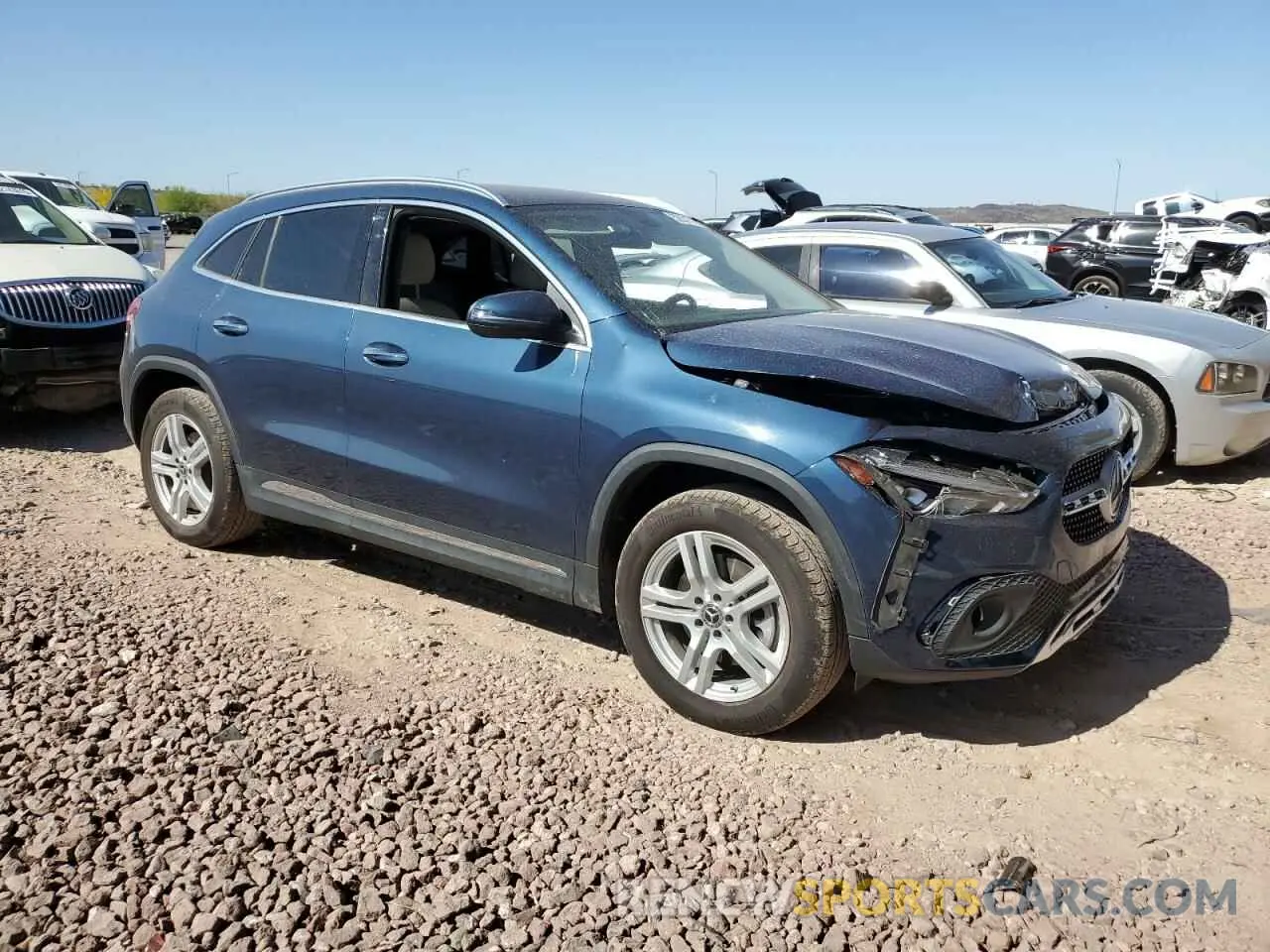 4 Photograph of a damaged car W1N4N4GB7PJ489589 MERCEDES-BENZ GLA-CLASS 2023