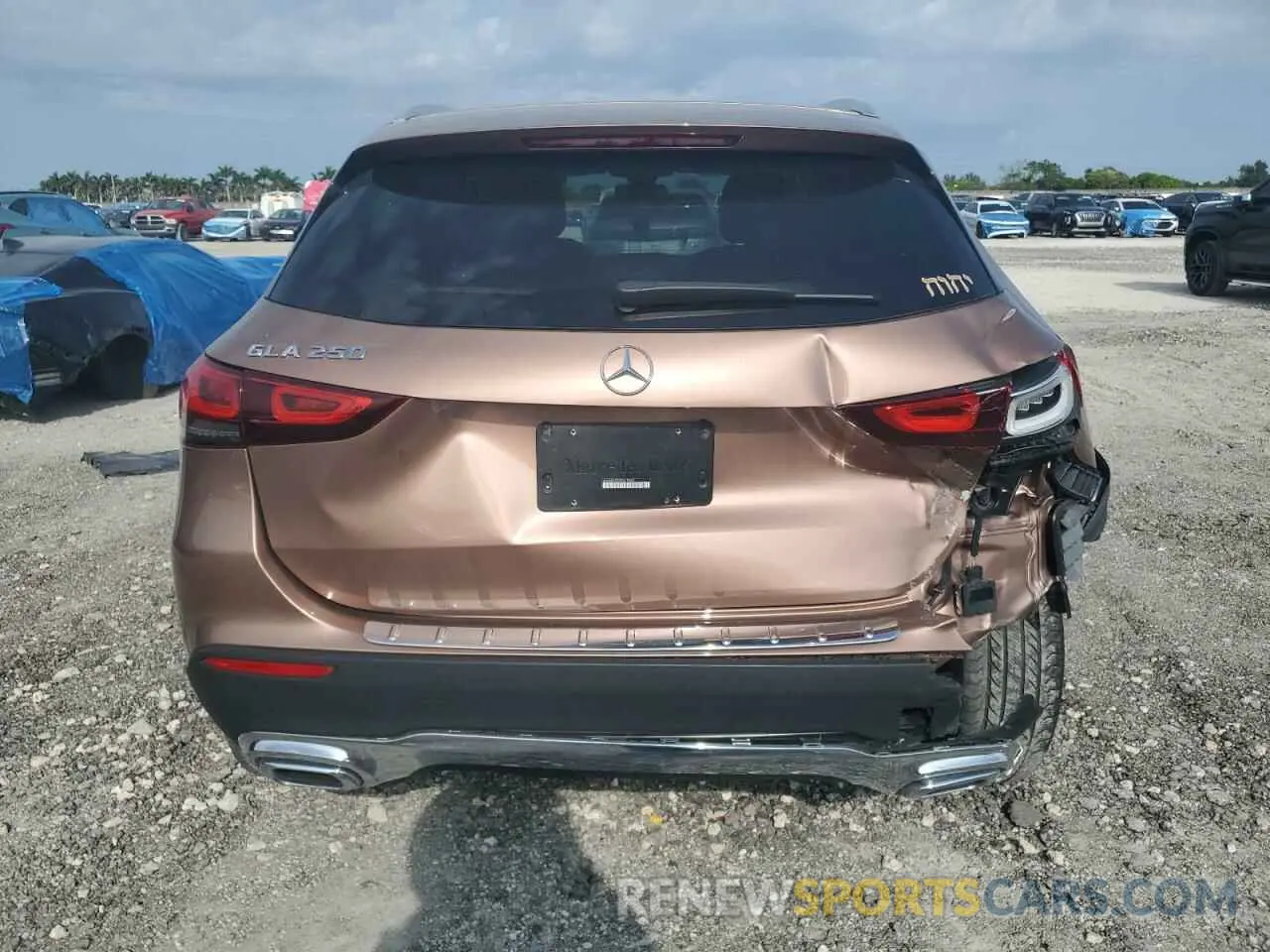 6 Photograph of a damaged car W1N4N4GB8PJ419549 MERCEDES-BENZ GLA-CLASS 2023