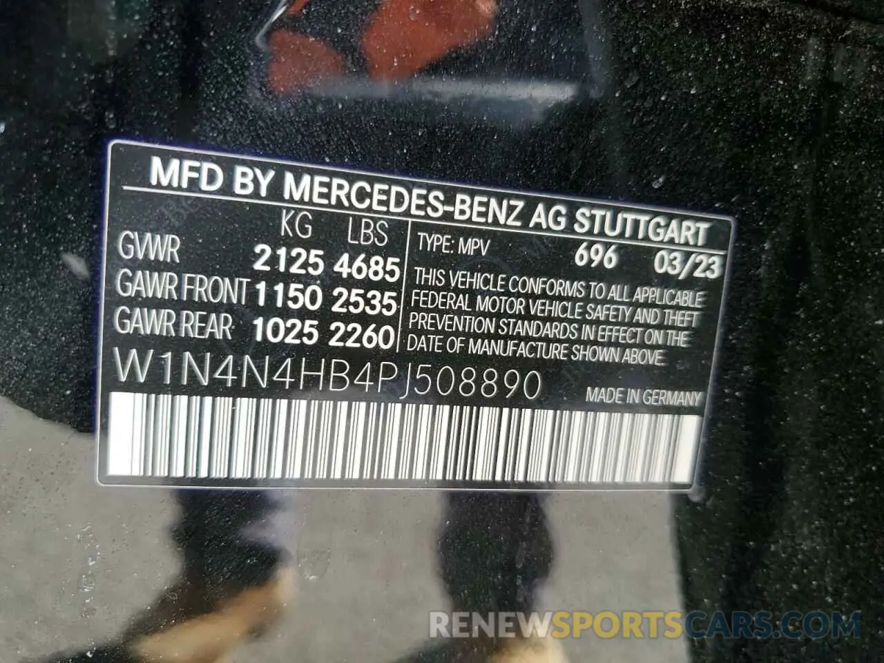 14 Photograph of a damaged car W1N4N4HB4PJ508890 MERCEDES-BENZ GLA-CLASS 2023