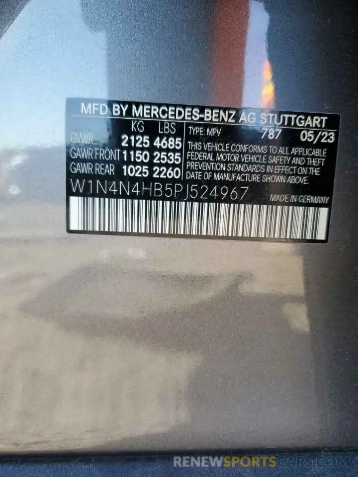 15 Photograph of a damaged car W1N4N4HB5PJ524967 MERCEDES-BENZ GLA-CLASS 2023