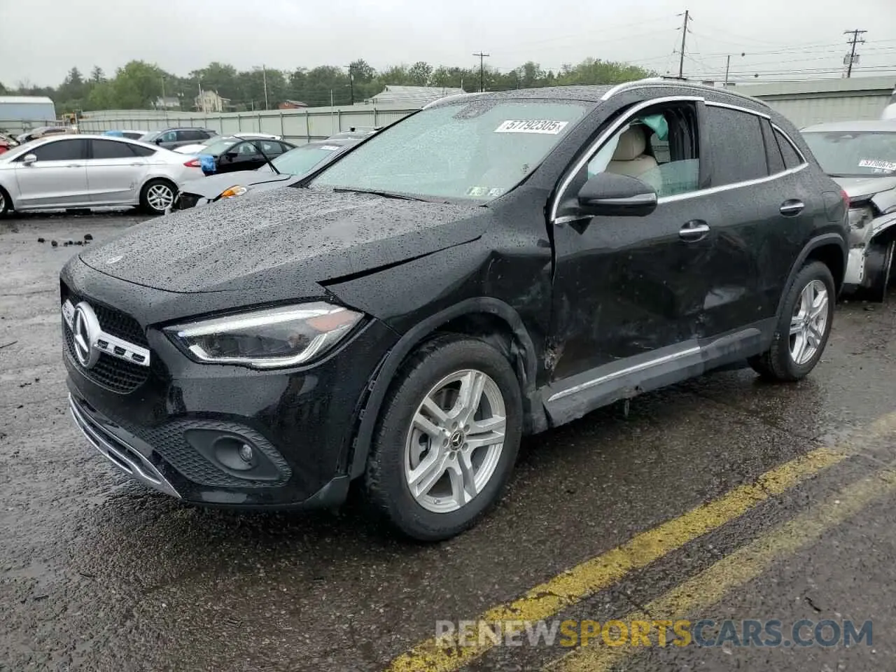 1 Photograph of a damaged car W1N4N4HB6PJ512844 MERCEDES-BENZ GLA-CLASS 2023