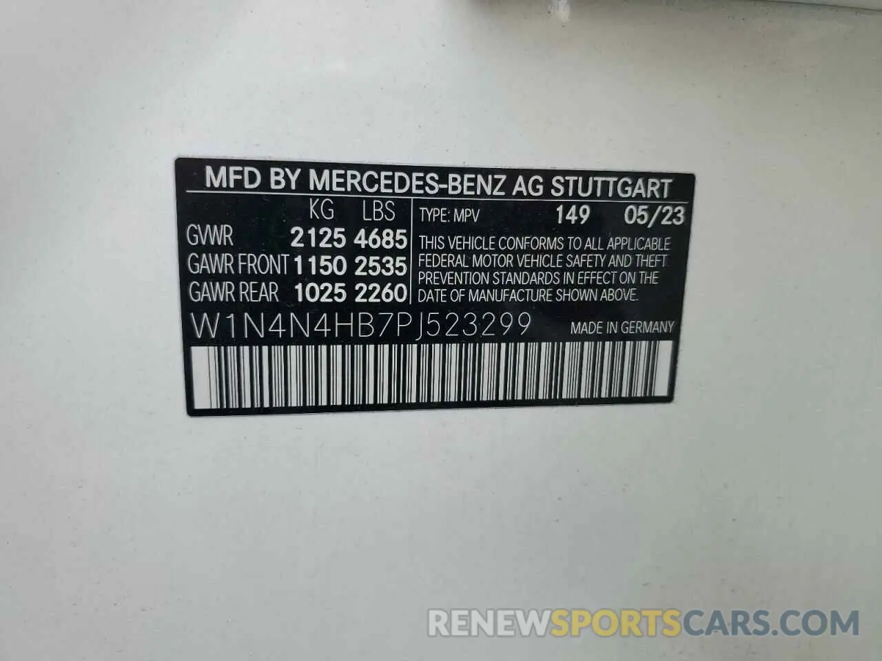 13 Photograph of a damaged car W1N4N4HB7PJ523299 MERCEDES-BENZ GLA-CLASS 2023