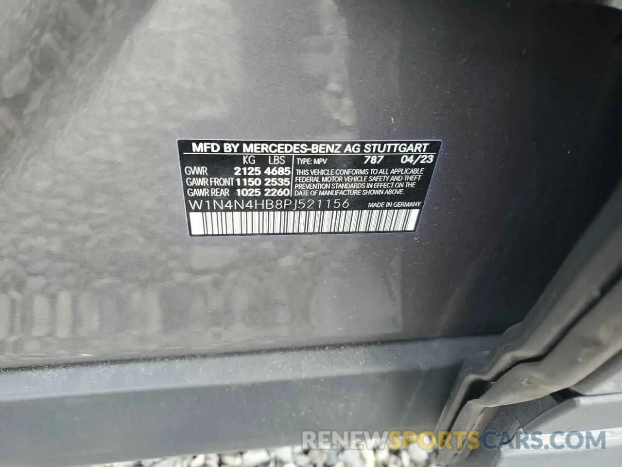 12 Photograph of a damaged car W1N4N4HB8PJ521156 MERCEDES-BENZ GLA-CLASS 2023
