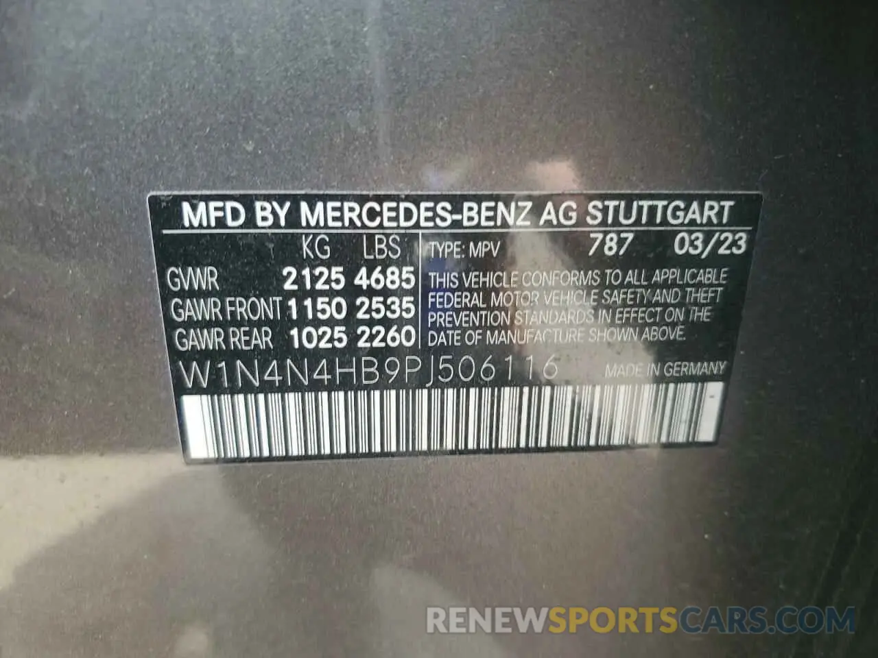 14 Фотография поврежденного автомобиля W1N4N4HB9PJ506116 MERCEDES-BENZ GLA-CLASS 2023