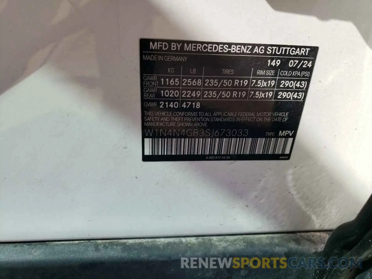 13 Фотография поврежденного автомобиля W1N4N4GB3SJ673033 MERCEDES-BENZ GLA-CLASS 2025