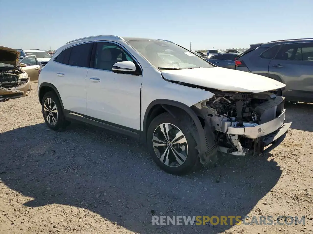 4 Photograph of a damaged car W1N4N4GB7SJ647891 MERCEDES-BENZ GLA-CLASS 2025
