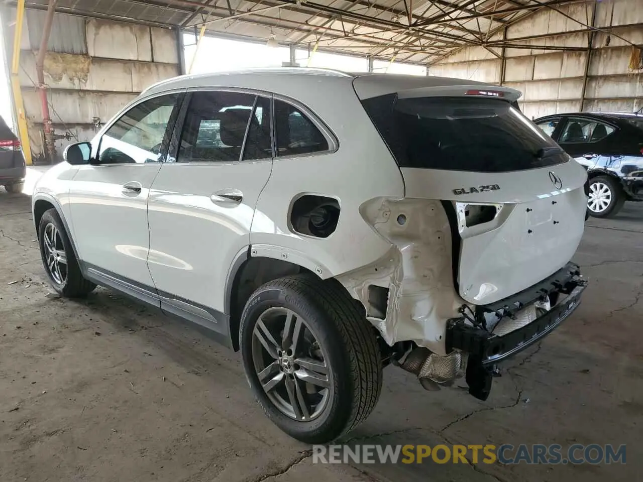 2 Photograph of a damaged car W1N4N4GB8SJ653442 MERCEDES-BENZ GLA-CLASS 2025