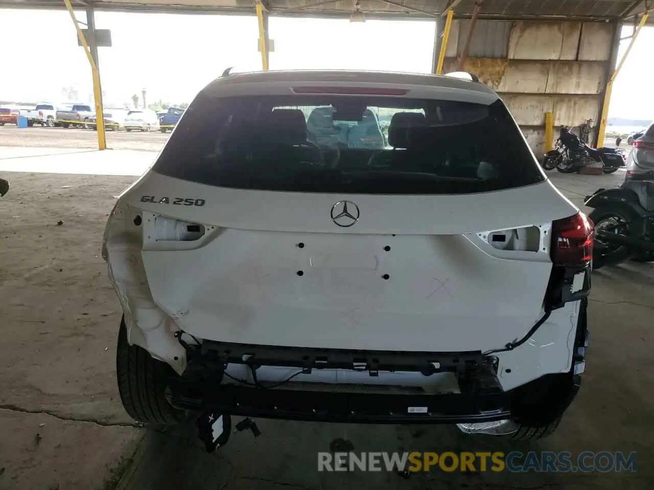 6 Photograph of a damaged car W1N4N4GB8SJ653442 MERCEDES-BENZ GLA-CLASS 2025