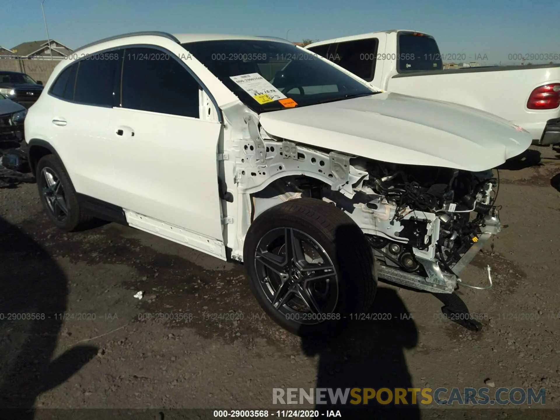 1 Photograph of a damaged car W1N4N4GB1MJ144232 MERCEDES-BENZ GLA250 2021