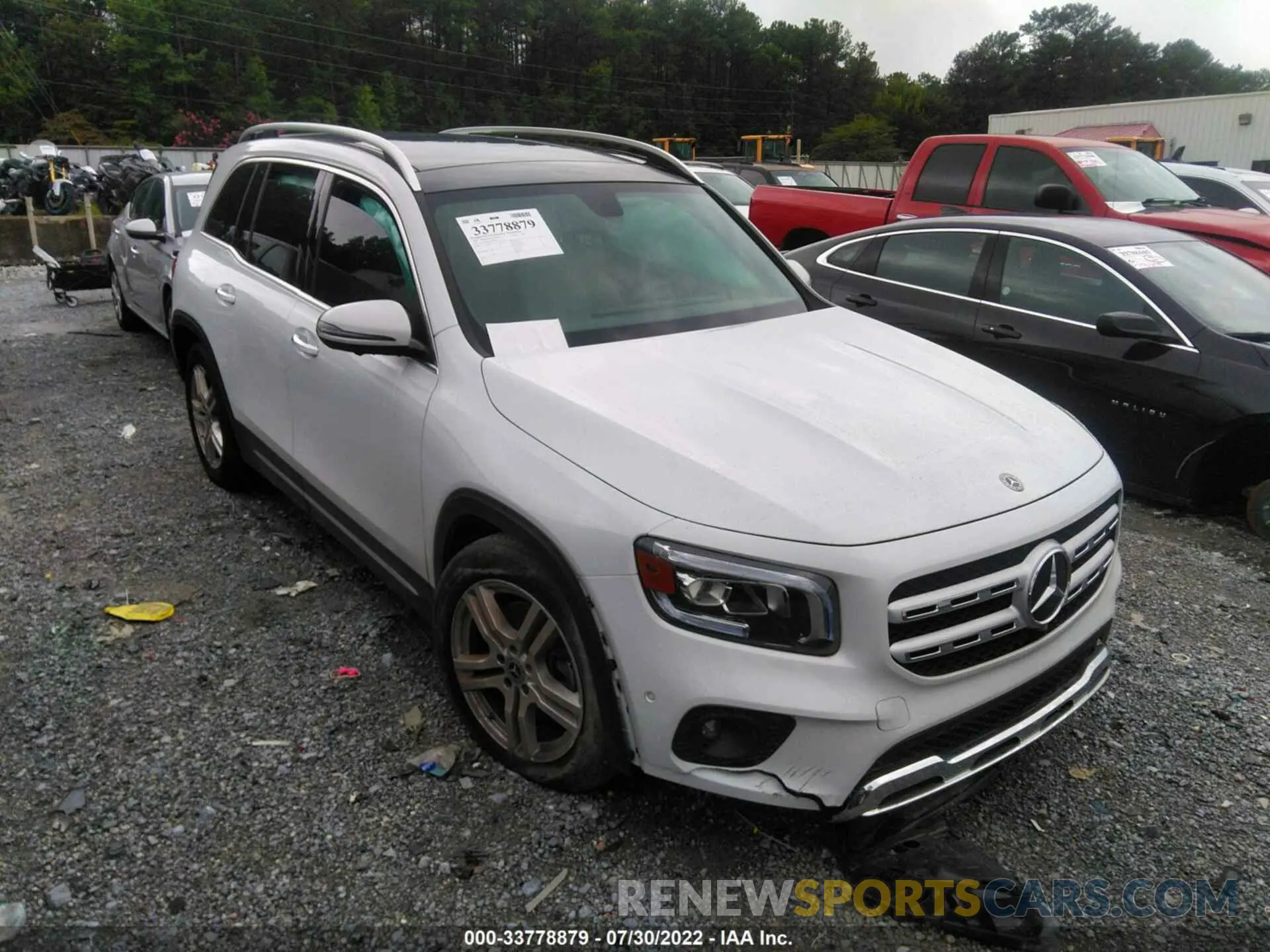 1 Photograph of a damaged car W1N4M4GB3LW040751 MERCEDES-BENZ GLB 2020