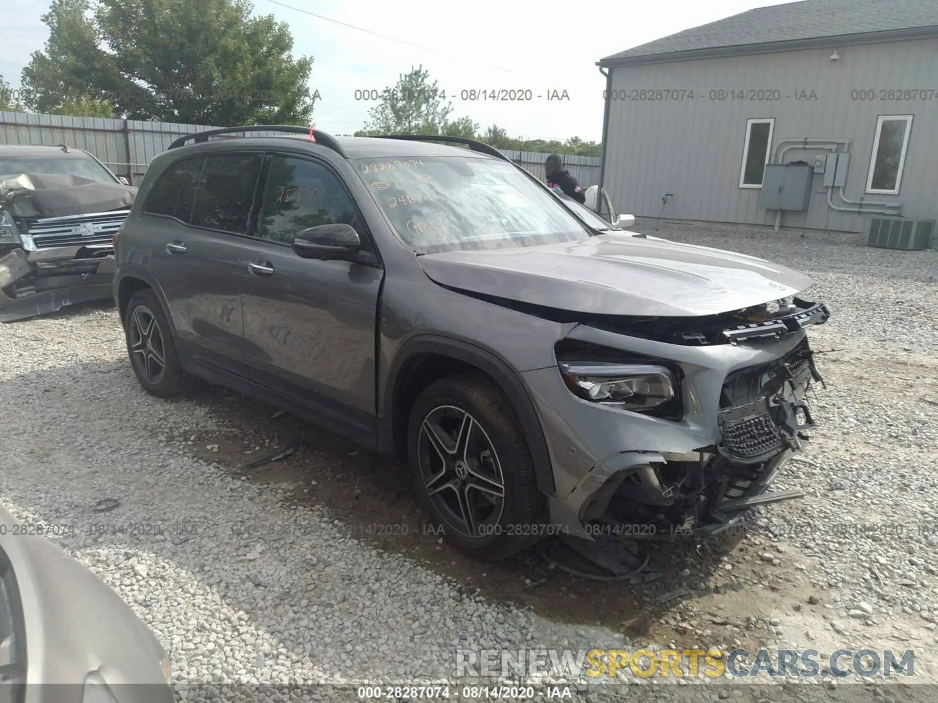 1 Photograph of a damaged car W1N4M4HB0LW028006 MERCEDES-BENZ GLB 2020