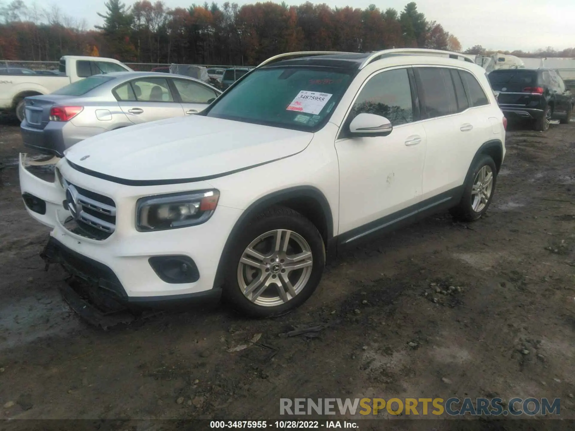 2 Photograph of a damaged car W1N4M4HB3LW033619 MERCEDES-BENZ GLB 2020