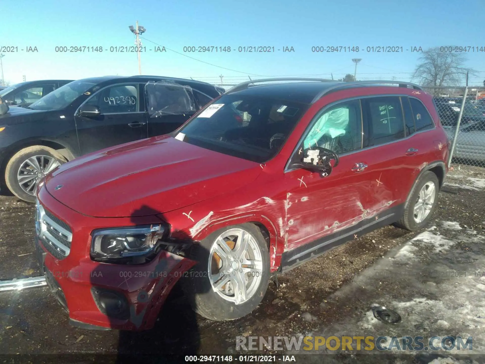 6 Photograph of a damaged car W1N4M4HB9LW035892 MERCEDES-BENZ GLB 2020